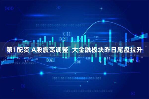 第1配资 A股震荡调整  大金融板块昨日尾盘拉升